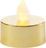 Metallic Tealight Flameless LED Candles 18ct | Amscannull