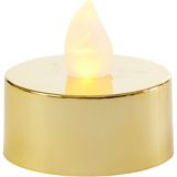 Metallic Tealight Flameless LED Candles 18ct | Amscannull