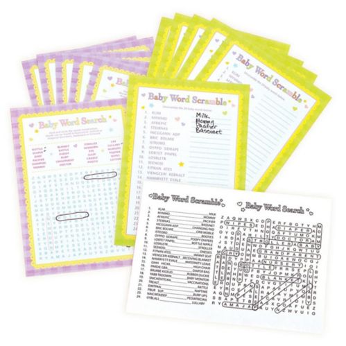 Baby Shower Word Games Product image