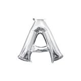 Air-Filled Letter Balloon, Silver, 13-in | Anagram Int'l Inc.null