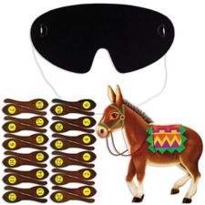 Jeu « Épingle La Queue Sur Le Lama » - Kit Complet Pour Fêtes D'anniversaire, Baby Shower Ou événements Ludiques Jeu De Fête Pour Enfants Bandeaux Queues Autocollantes
