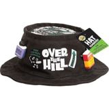 Over the Hill Survival Hat, Black, One Size