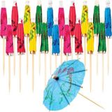 Umbrella, Cocktail Picks, Weddings, Anniversaries, Assorted Colours, 20-pk | Amscannull