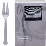 Big Party Pack Premium Plastic Forks, 100-pk | Amscannull