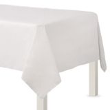 Disposable Paper Table Cover Roll for Birthday, Party, Anniversary, White, 54 x 108-in | Amscannull