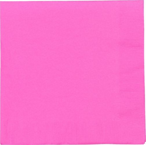 Lunch Napkins, Birthday/Wedding/Anniversary, Assorted Colours, 50-pk Product image