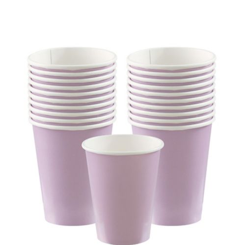 Big Party Plastic Cups, Birthdays, Anniversaries more, Assorted Colours, 9-oz, 20-pk Product image