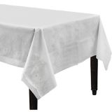 White Lace Print Table Cover | Amscannull