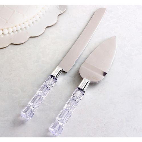 Crystal Wedding Cake Knife & Server Set Product image