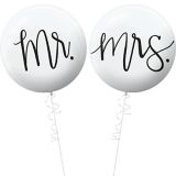 Ballons Mr. & Mrs. Wedding, paq. 2