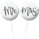 Mr. \u0026 Mrs. Wedding Balloons, 2-pc Party 