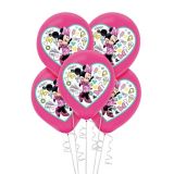 Minnie Mouse Balloons, 5-pk