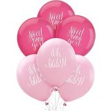 Floral Baby Balloons, 15-pk | Amscannull