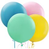Ballons en latex, 24 po, paq. 4 | Amscannull