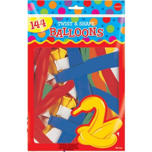 Animal Twist  Shape Balloons, 144-pk Product image