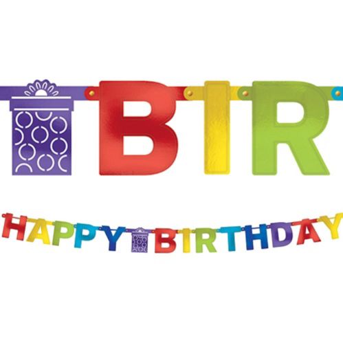 Rainbow Birthday Banner Product image