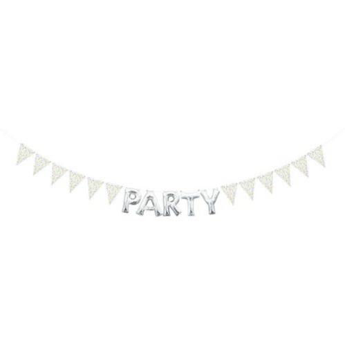 Create-Your-Own Rainbow Polka Dots Pennant Banner Product image