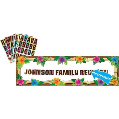 Personalized Luau Banner Product image