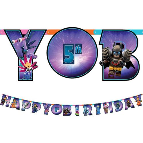 The LEGO Movie 2: The Second Part Birthday Party Banner Decoration Kit Product image