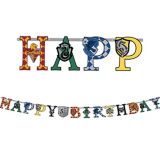 Harry Potter Jumbo Add-An-Age "Happy Birthday" Banner Decoration, 10-ft | WARNER BROSnull