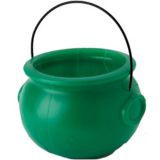 St. Patrick's Day Pot of Gold Plastic Cauldron Decoration, Green | Amscannull