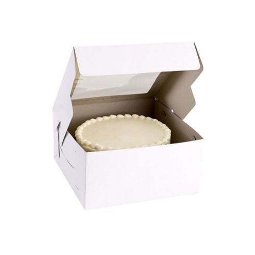 White Square Window Cake Box, 10-in Product image