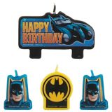 Batman Birthday Candles Set, 4-pc