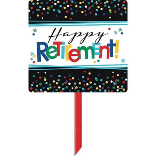 Happy Retirement Celebration Yard Sign Product image