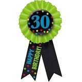 30th Birthday Award Ribbon | Amscannull