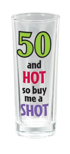 50th Birthday Tall Shot Glass Product image