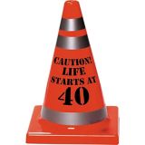 40th Birthday Safety Cone | Amscannull