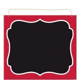 Picnic Party Scroll Chalkboard Sign, Red | Amscannull