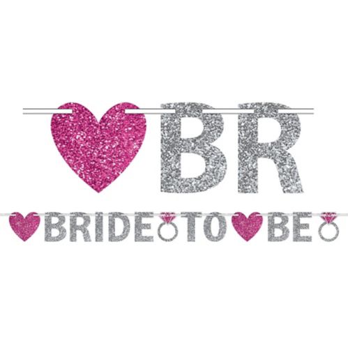 Glitter Bride to Be Letter Banner Product image