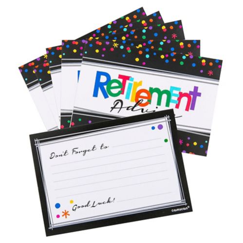 Happy Retirement Celebration Advice Cards, 24-pk Product image
