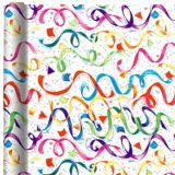 Jumbo Confetti Streamer Gift Wrap | Amscannull