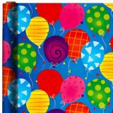 Jumbo Bright Balloon Gift Wrap | Amscannull