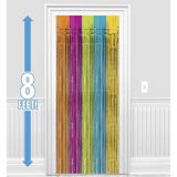 Multicolour Bright Fringe Doorway Curtain