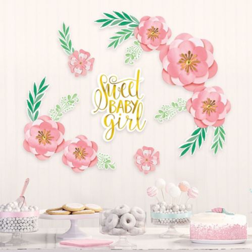 Floral Baby Flower Cutouts, 8-ct Product image
