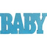 Glitter Blue Baby Stand Sign | Amscannull