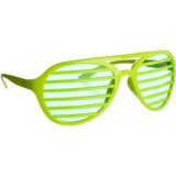Neon Green Shutter Glasses