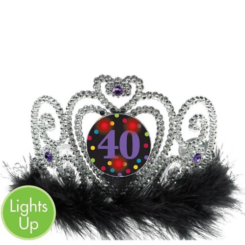 Light-Up 40th Birthday Tiara Product image