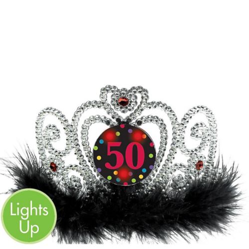 Light-Up 50th Birthday Tiara Product image