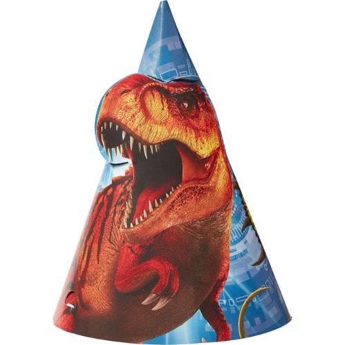 Jurassic World Birthday Party Hats, 8-pk, Ages 3+ Product image