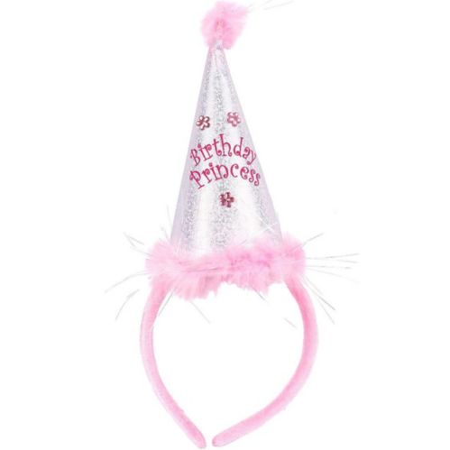 Marabou Birthday Princess Party Hat Headband Product image