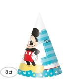 Chapeaux pour fête 1er anniversaire Disney Mickey Mouse, paq. 8 | Disneynull