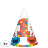 Sesame Street Elmo 1st Birthday Party Hats, 8-pk | SESAME WORKSHOPnull