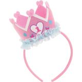 Princess 1st Birthday Crown Headband, Pink | Amscannull
