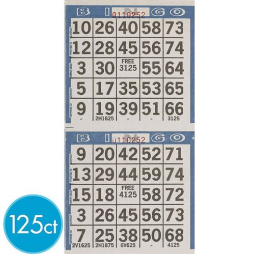 Bingo Game Sheets, 125-pk Product image