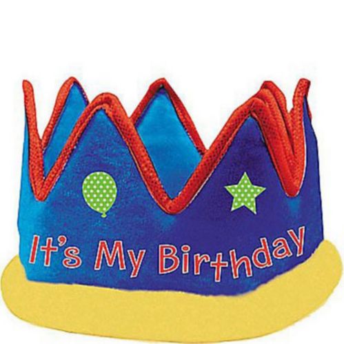 Blue It's My Birthday Crown Product image
