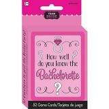 Team Bride How Well Do You Know the Bachelorette? Bachelorette Party Game | Amscannull